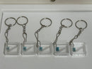 NEW Wearable Element Tile Keyrings - Helium Neon Argon Krypton Xenon Gases