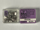 Manganese Crystal 99.9% in a Periodic Element Tile