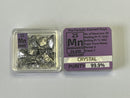 Manganese Crystal 99.9% in a Periodic Element Tile
