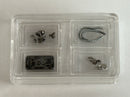New Quads - Iron Nickel Zinc Vanadium Tin - 4 Medium Periodic Element Tiles