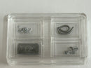 New Quads - Iron Nickel Zinc Vanadium Tin - 4 Medium Periodic Element Tiles
