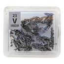 Vanadium Un-Oxydised Crystal Periodic Element Tile - The Periodic Element Guys