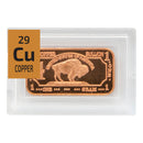 Copper Bullion Ingot Periodic Element Tile - The Periodic Element Guys