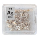 Silver Metal Rare Lab-grown Element Sample - 1g Crystals - Purity: 99.999% - The Periodic Element Guys