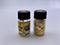 Gold Foil 10 sq cm 99,9% sample in Periodic Element Bottle - The Periodic Element Guys