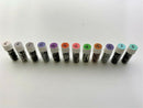12 Transition Element Set inc Scandium Titanium ++ in Periodic Por-Table Bottles - The Periodic Element Guys