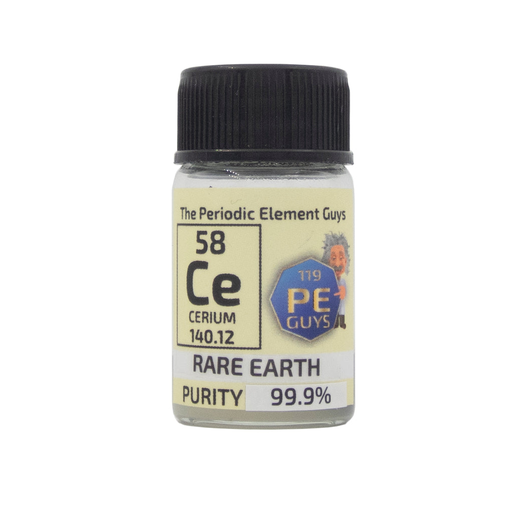 Cerium Metal Element Sample - 2g Pieces - Purity: 99.9% | The