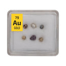 Gold Metal Pellets Bead Rose Yellow Purple Blue White Green Gold In Element Tile - The Periodic Element Guys