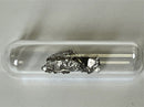 Praseodymium Metal 99.9% 1 Gram + Shiny under Argon in glass ampoule in Labeled Glass Vial - The Periodic Element Guys