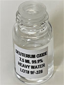 2.5 ml Deuterium Oxide 99.9% Purity In Glass Vial. Heavy Water - The Periodic Element Guys