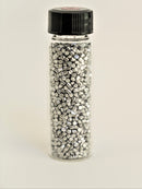 Aluminum Pellets 1 Oz, 31 Grams. 99.99% in New Stand Tall Glass Vial. - The Periodic Element Guys