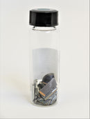 Single Crystal Germanium Lens Pieces 10 Grams 99.999% in our new "Stand Tall" Glass Vials. - The Periodic Element Guys