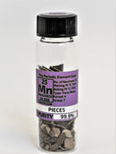 Manganese Metal 31.1 Grams 99.9% in our new "Stand Tall" Glass Vials. - The Periodic Element Guys