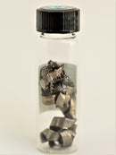 Zirconium Shaved e-beam melted bar pieces 10 Grams, 99.9% Pure in our new "Stand Tall" Glass Vile. - The Periodic Element Guys