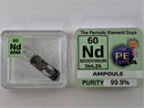 Neodymium Ampoule Periodic Element Tile - The Periodic Element Guys