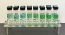 Luxury Rare Earth Metal Set 1 gram x 16 Shiny Samples under Argon Vials Acrylic Display Stand - The Periodic Element Guys