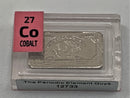 Wholesale 12 x 1 Gram Cobalt Buffalo Ingot 99.9% Pure in Labeled Periodic Element Tiles - The Periodic Element Guys