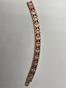 Pure Copper men's Health Bracelet with Germanium disks and high strength Magnets - The Periodic Element Guys