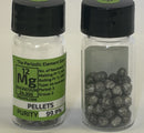 Magnesium Pellets, 99.9% 5 Grams in our fully labeled Glass Vial/Bottle