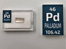 Palladium 1 Grain Ingot Periodic Element Tile - Small - The Periodic Element Guys