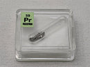 Praseodymium Metal in Glass ampoule under argon, Clean and Shiny 99.9% in a Periodic Element Tile - The Periodic Element Guys
