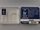 Palladium/ Iridium/ Platinum/ Gold Metal Wire 99.9% 0.20 Grams in a Periodic Element Tile WIRED ELEMENTS Edition - The Periodic Element Guys