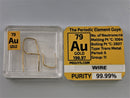Palladium/ Iridium/ Platinum/ Gold Metal Wire 99.9% 0.20 Grams in a Periodic Element Tile WIRED ELEMENTS Edition - The Periodic Element Guys