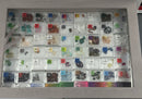 New Ultimate Mineral Gemstone Collection 118 Gem Tiles in 2 Felt Glass Display