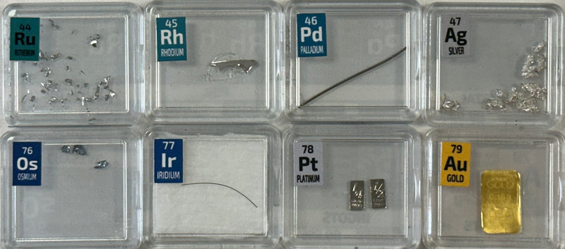 Palladium Rhodium Gregtech New Precious Metal Set Ruthenium Rhodium Palladium Ag Osmium Iridium ...