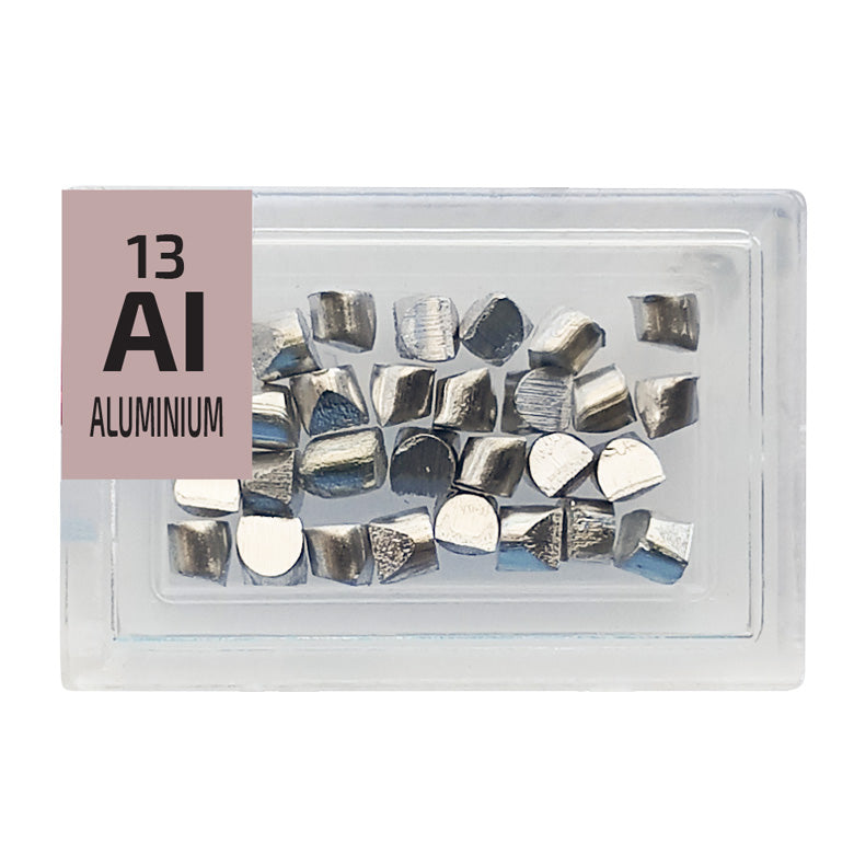 Aluminium Pieces Periodic Element Tile - Small - The Periodic Element Guys