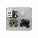Scandium Metal Turnings Powder Crystal Beads Quad Element Tile Pure - Periodic - The Periodic Element Guys