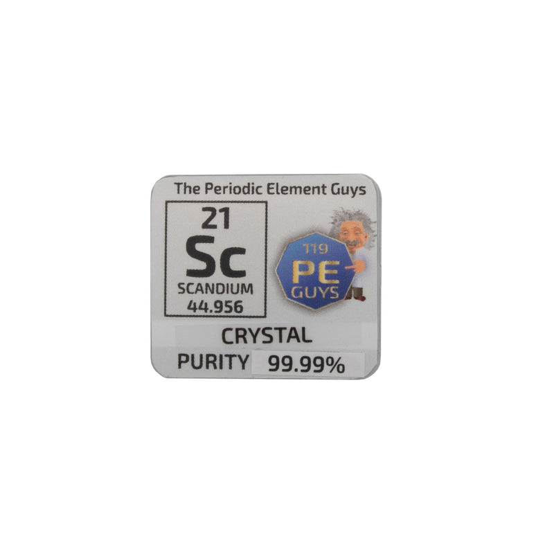 Scandium Crystalline Periodic Element Tile - The Periodic Element Guys