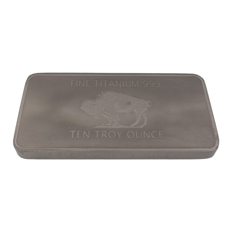 Titanium Metal Bullion Bar 10 Troy Oz. 311 Grams .999% Pure - The Periodic Element Guys