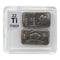 Titanium Ingots 2 x 1 gram Periodic Element Tile - The Periodic Element Guys