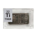 Titanium Maple Ingot Periodic Element Tile - Small - The Periodic Element Guys