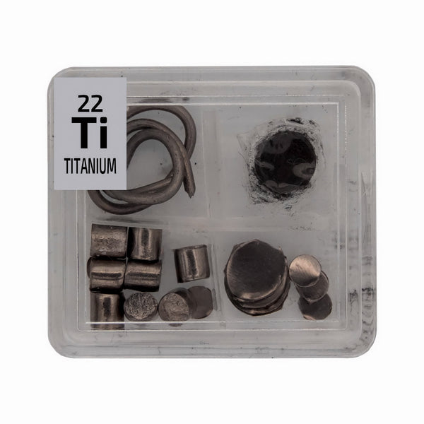 Titanium Metal Wire Powder Pellets Foil Quad Element Tile Pure - Periodic Table - The Periodic Element Guys