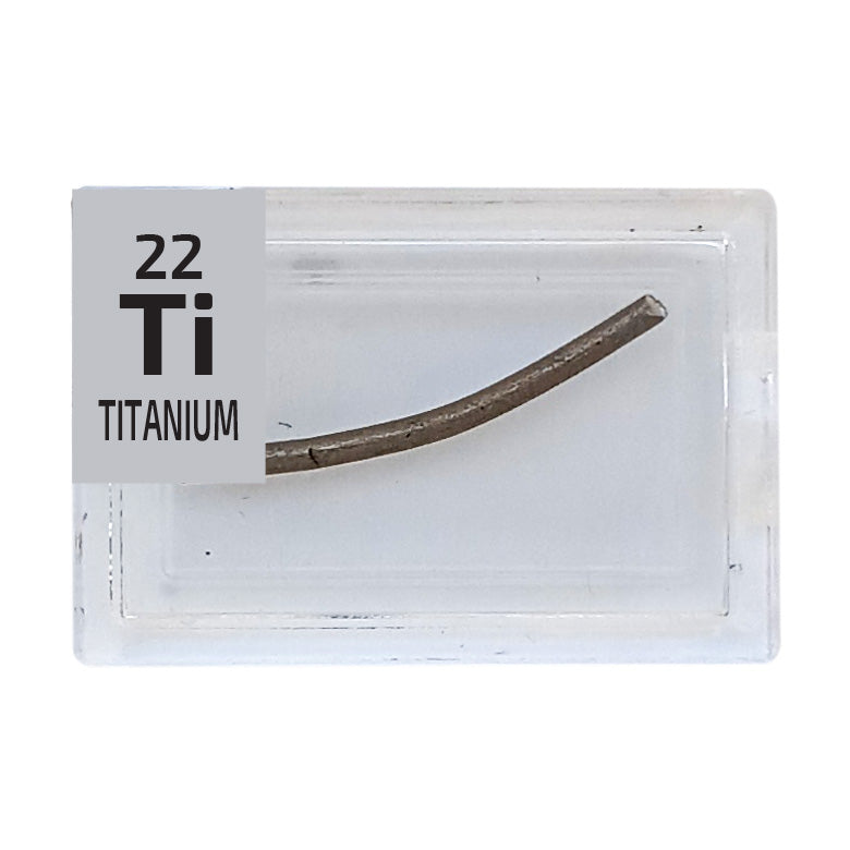 Titanium Wire Periodic Element Tile - Small - The Periodic Element Guys