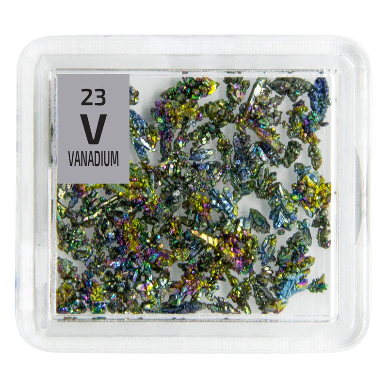 Vanadium Oxidized Pieces Periodic Element Tile - The Periodic Element Guys