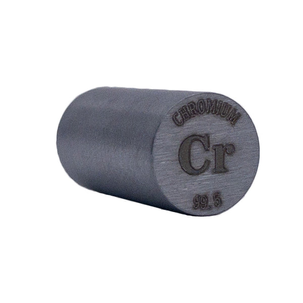 Chromium Rod 99.5% Purity 20mmx10mm - The Periodic Element Guys