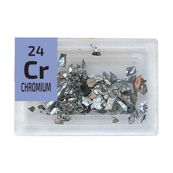 Chromium Grains Periodic Element Tile - Small - The Periodic Element Guys