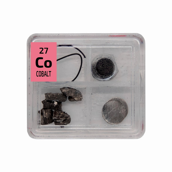 Cobalt Metal Wire Powder Pieces Foil Quad Element Tile Pure - Periodic Table - The Periodic Element Guys