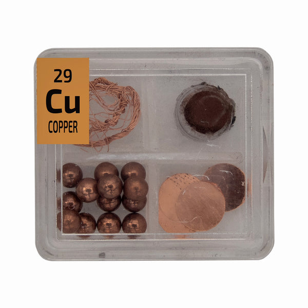 Copper Metal Wire Powder Pellets Foil Quad Element Tile Pure - Periodic Table - The Periodic Element Guys