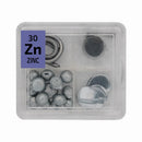 Zinc Metal Wire Powder Pellets Foil Quad Element Tile Pure - Periodic Table - The Periodic Element Guys