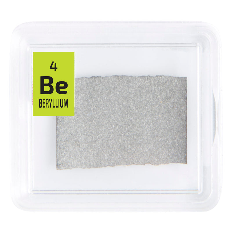 Beryllium Foil Periodic Element Tile - The Periodic Element Guys