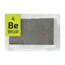 Beryllium Foil Periodic Element Tile - Small - The Periodic Element Guys