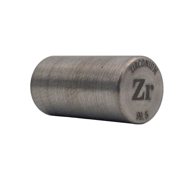 Zirconium Rod 99.5% Purity 20mmx10mm - The Periodic Element Guys