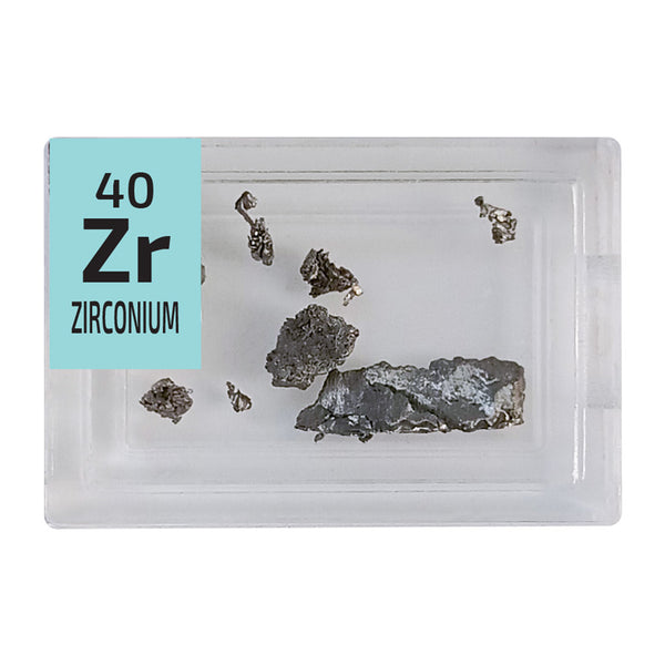 Zirconium Pieces Periodic Element Tile - Small - The Periodic Element Guys