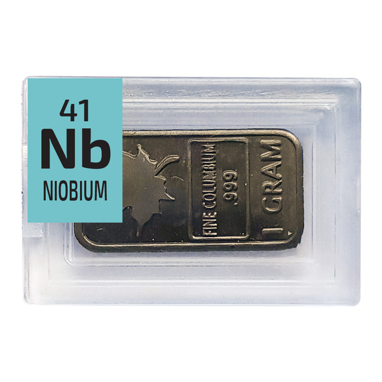 Niobium Maple Ingot Periodic Element Tile - The Periodic Element Guys