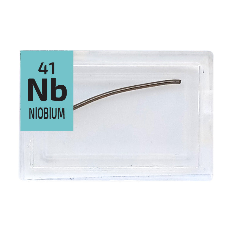 Niobium Wire Periodic Element Tile - Small - The Periodic Element Guys