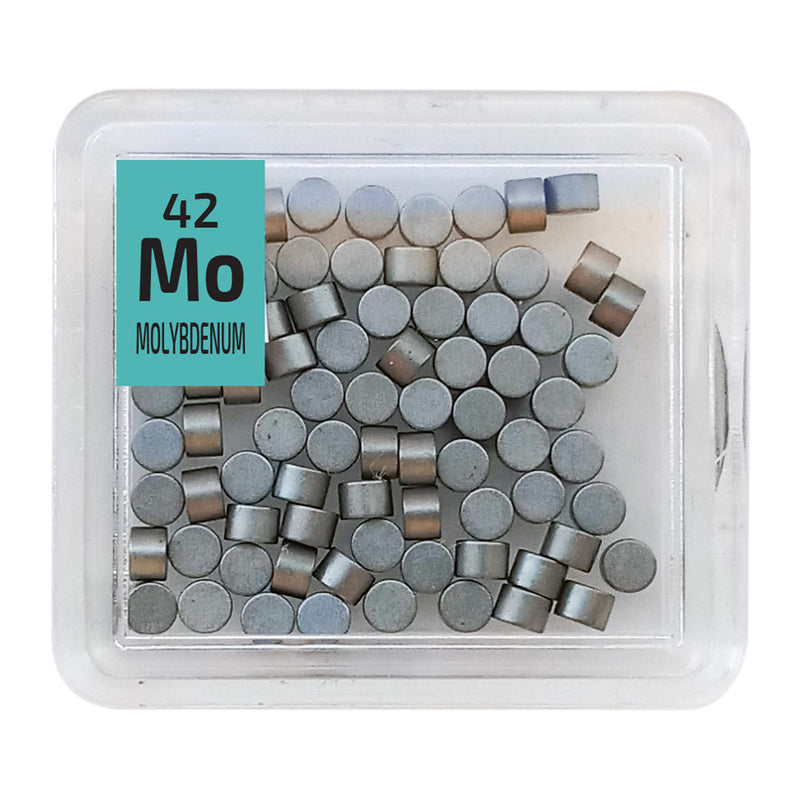 Molybdenum High Purity Disks Periodic Element Tile - The Periodic Element Guys